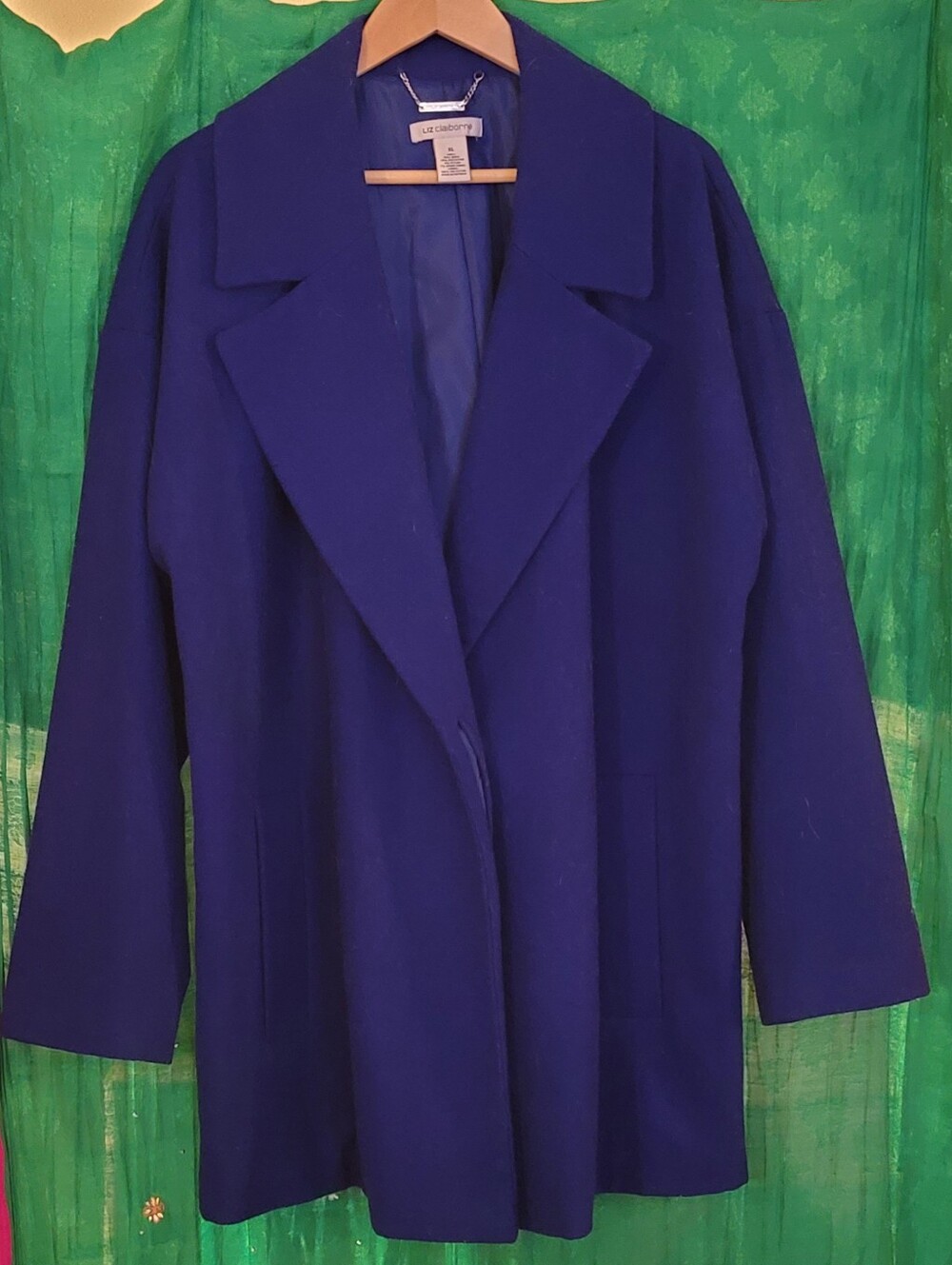 Liz Claiborne Cobalt Blue Pea Coat